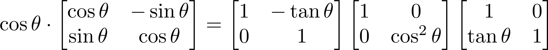 Matrix decomposition of a rotation Matrix decomposition of a rotation